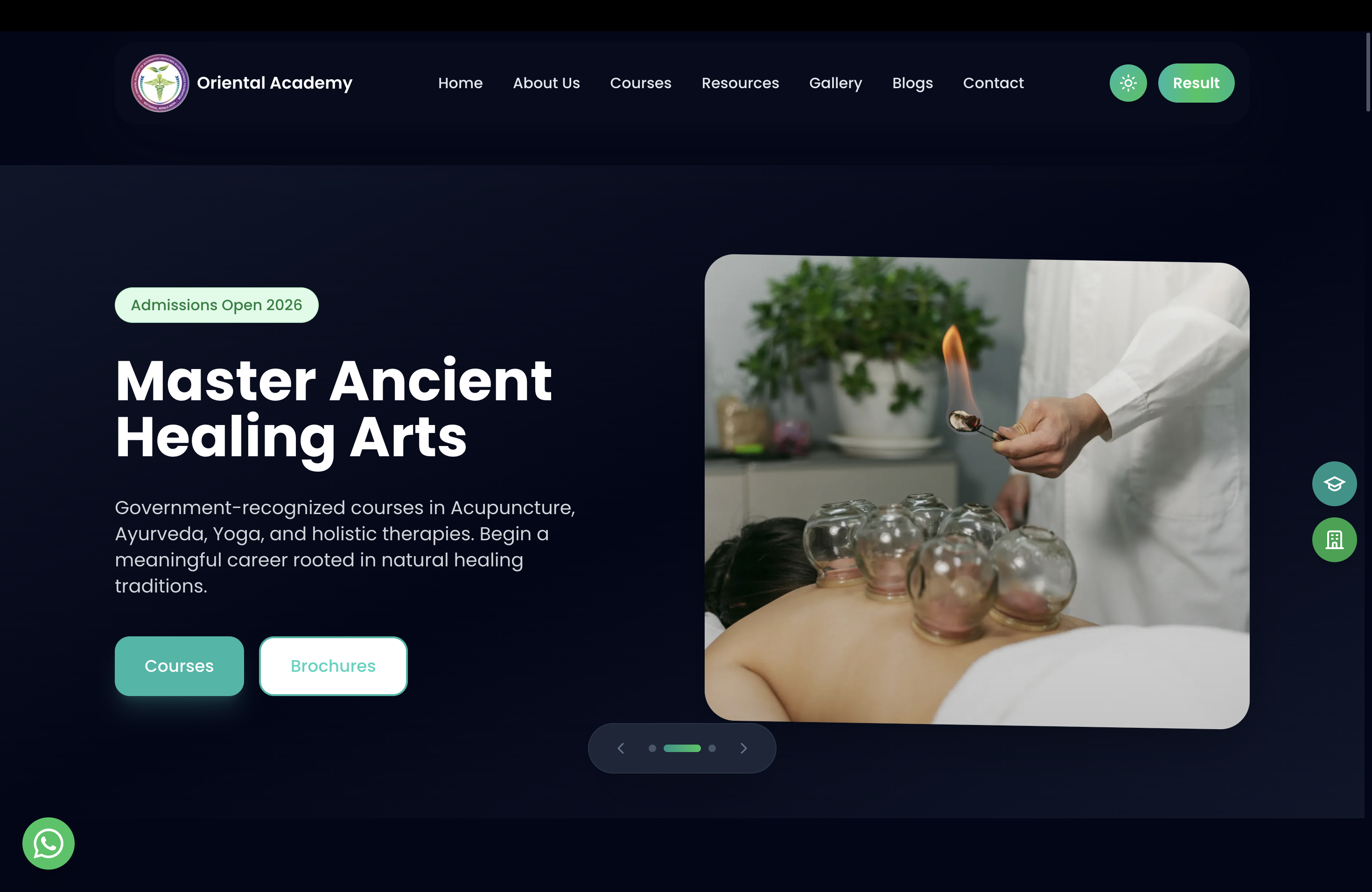 KUG Oriental Academy - Custom Software Design project built by Muhammed Ajmal P